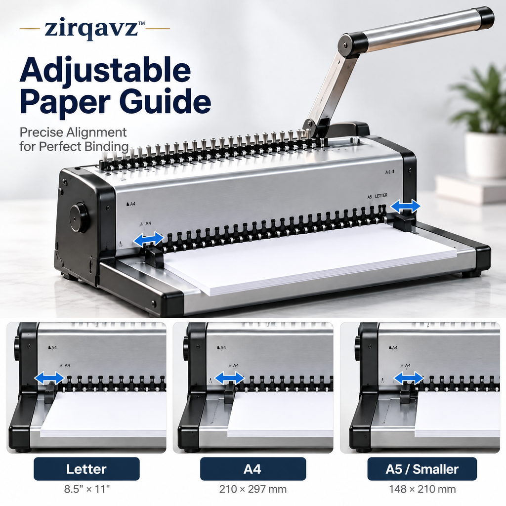 ZIRQAVZ™ BindPro 360 Professional Binding Machine