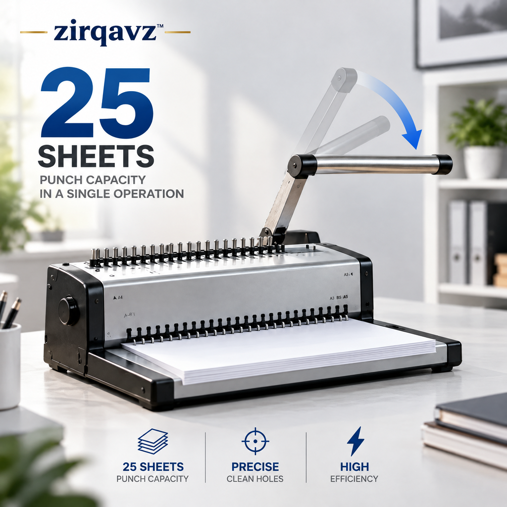 ZIRQAVZ™ BindPro 360 Professional Binding Machine
