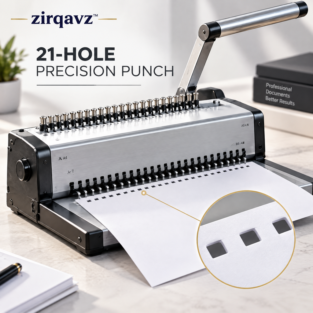 ZIRQAVZ™ BindPro 360 Professional Binding Machine