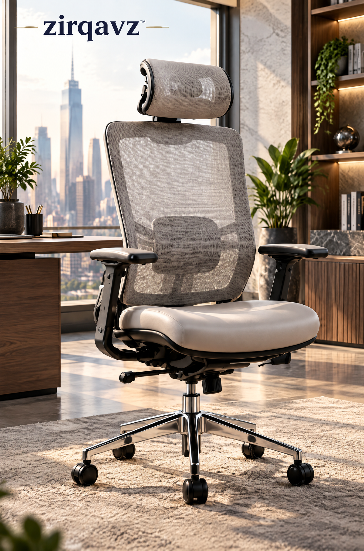 ZIRQAVZ™ ErgoFlex Pro Ergonomic Office Chair