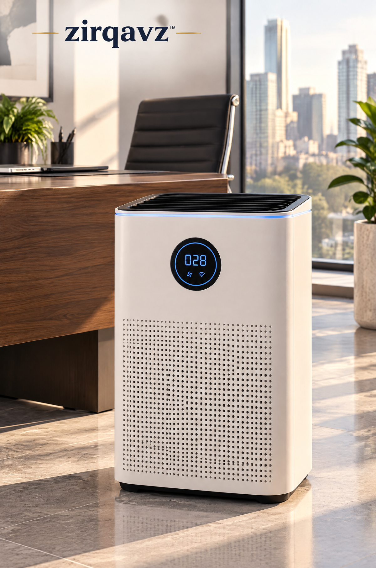 ZIRQAVZ™ AirPure Pro Smart Office Air Purifier