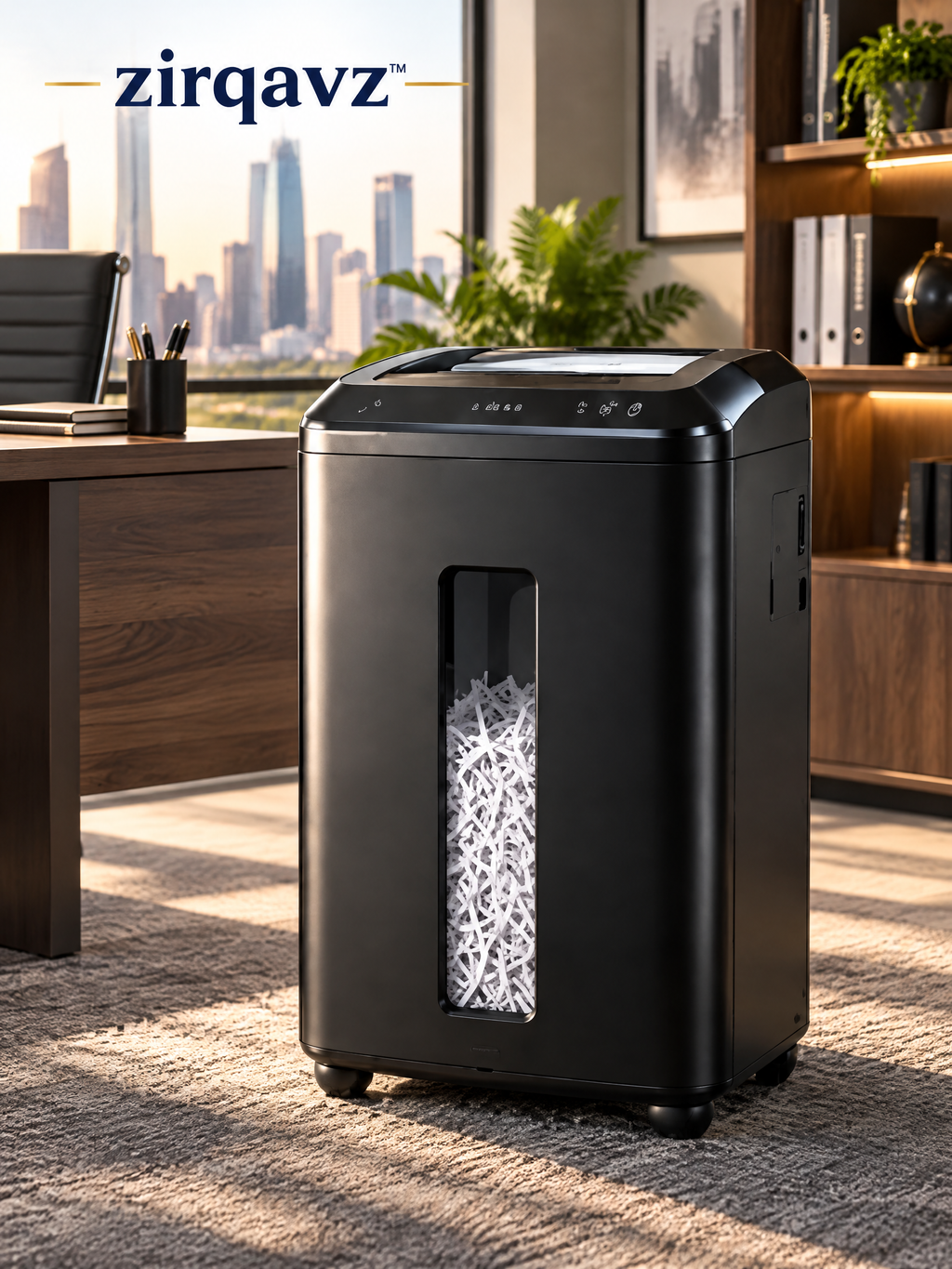 ZIRQAVZ™ SecureCut Pro Micro-Cut Paper Shredder