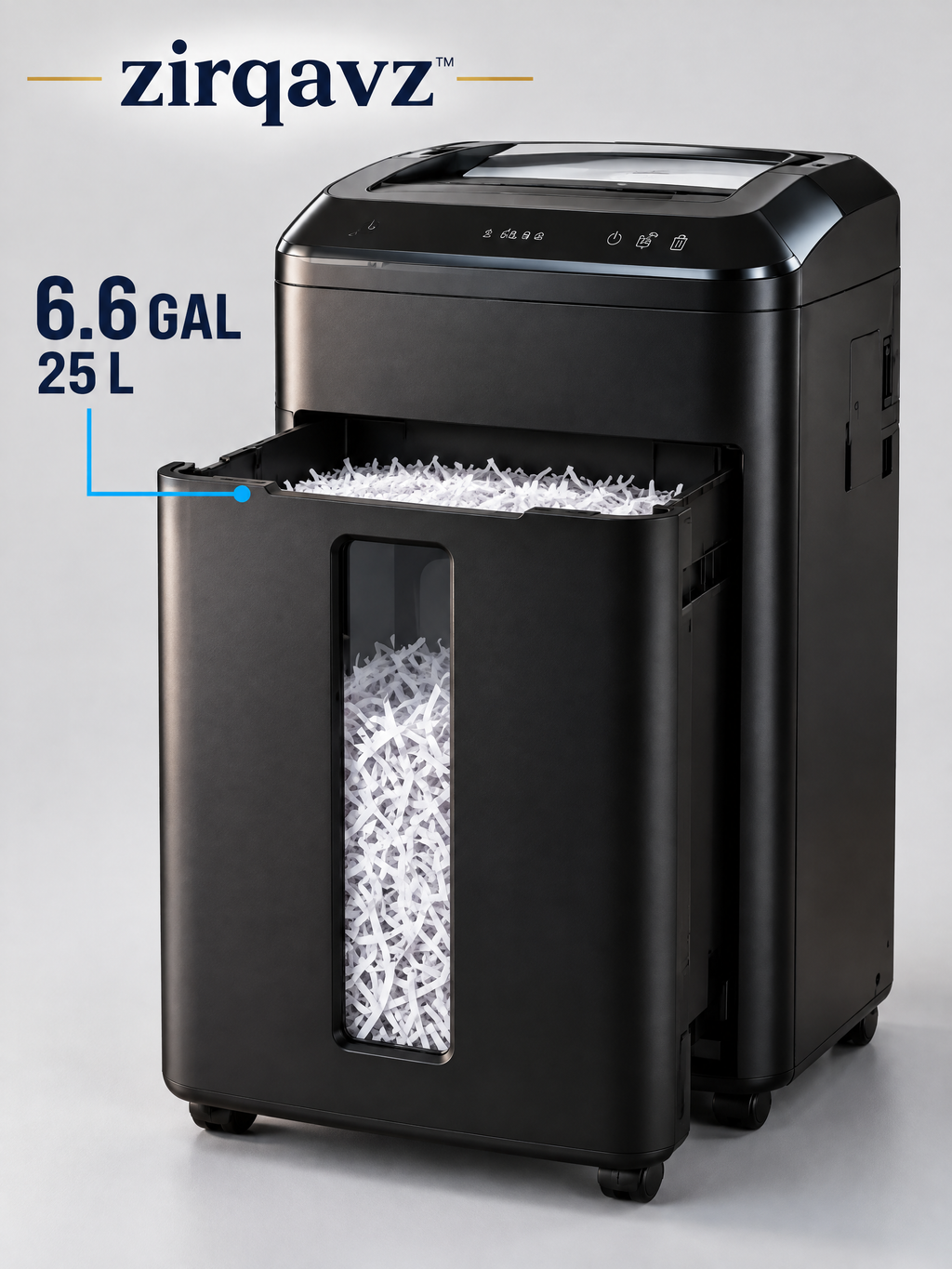 ZIRQAVZ™ SecureCut Pro Micro-Cut Paper Shredder