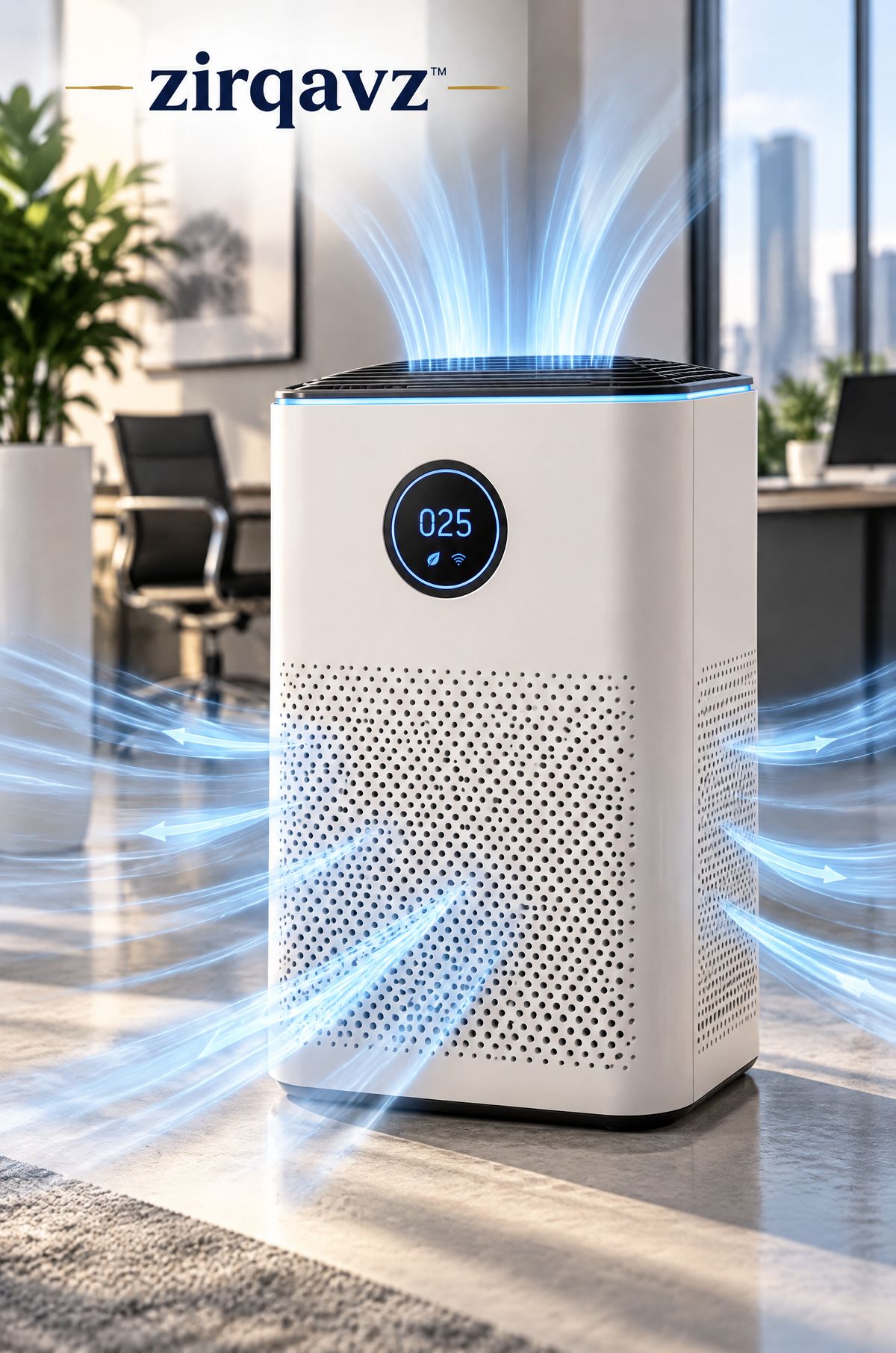 ZIRQAVZ™ AirPure Pro Smart Office Air Purifier