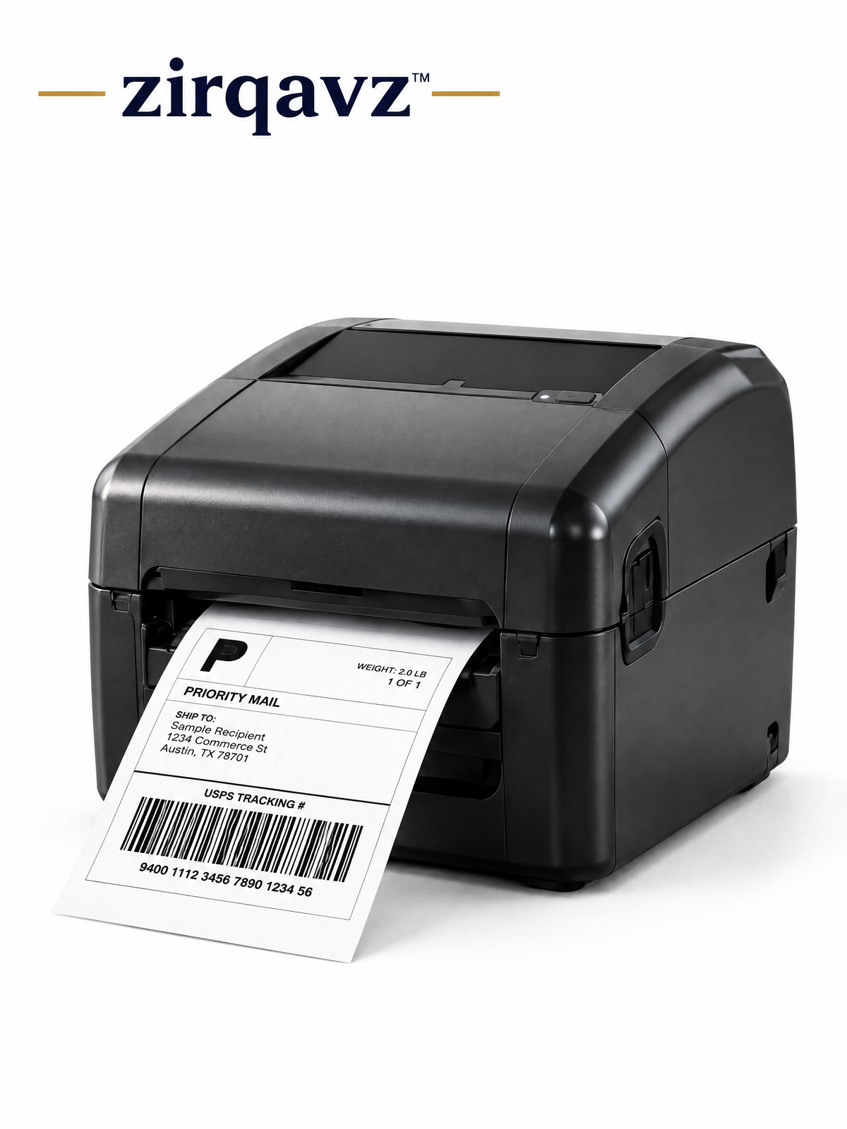 ZIRQAVZ™ LabelFlow Pro Thermal Shipping Label Printer